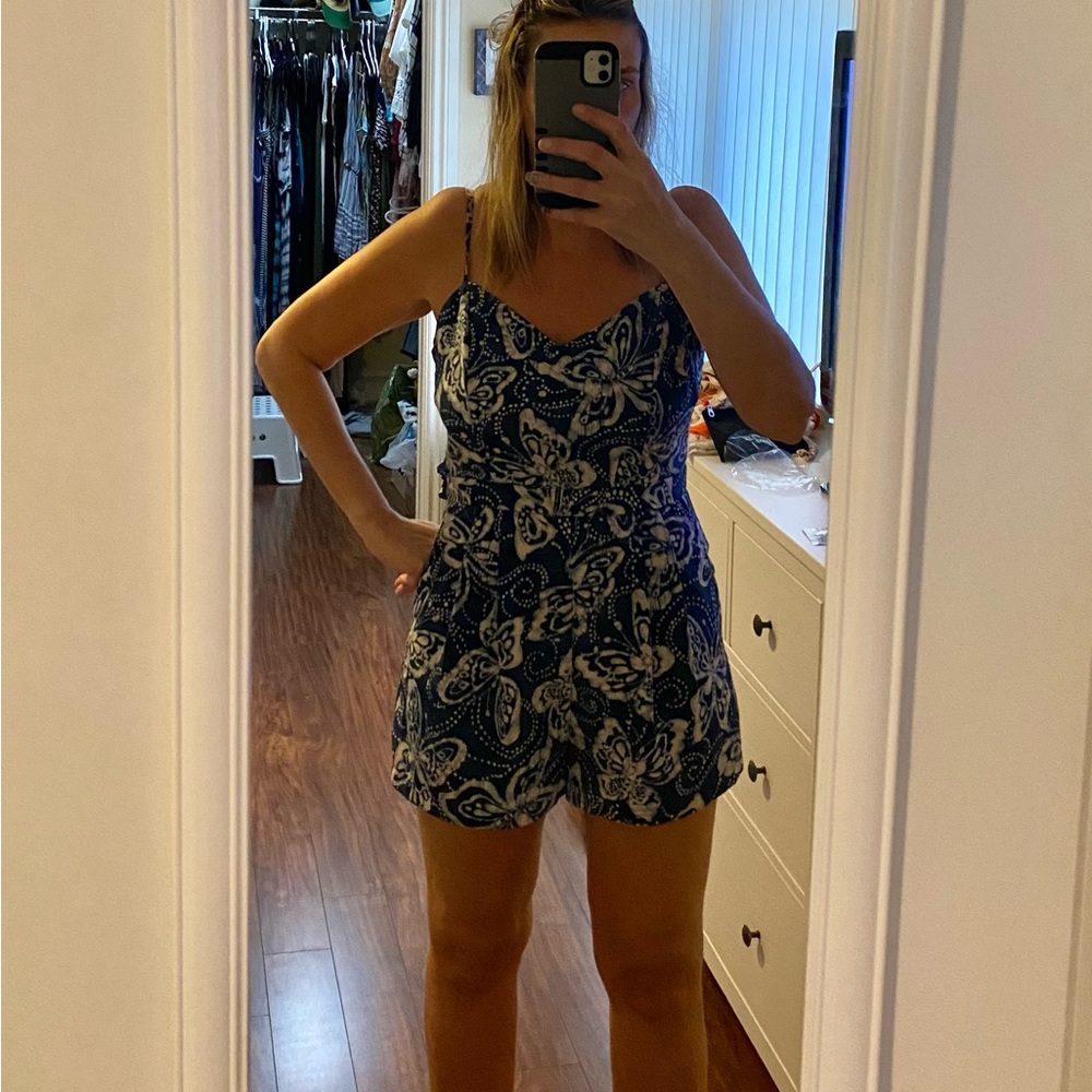 Blue romper